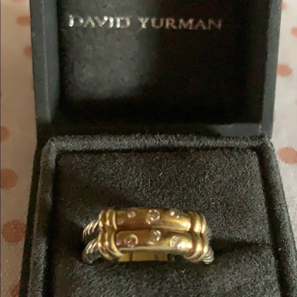 David Yurman Ring - with diamond accents